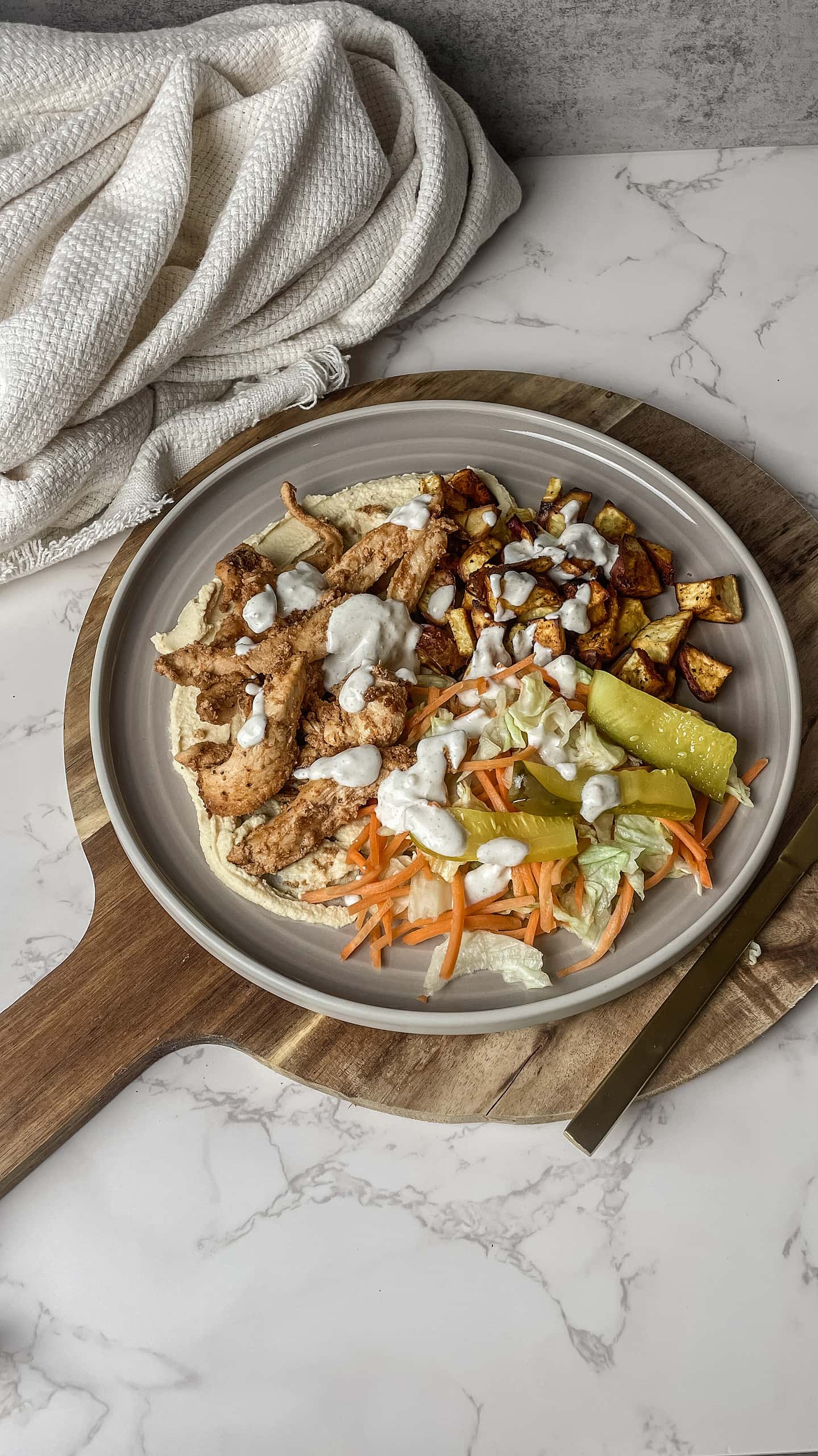 Healthy Chicken Shawarma Bowl | Dietitian Approved Recipe — Maria Lucey