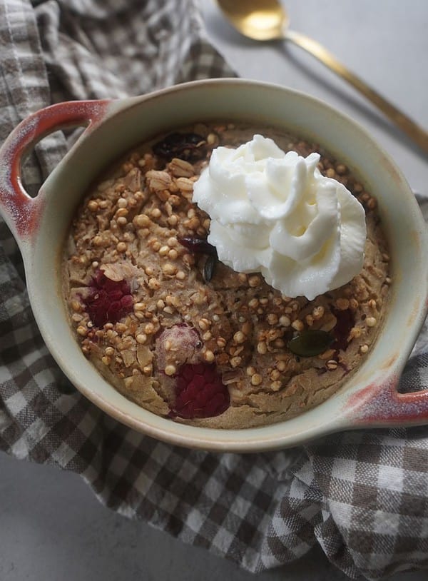 Healthy Blended Baked Oats Recipe – Dietitian Approved Cake For Breakfast