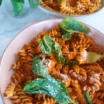 Cashew Cream and Roasted Red Pepper Pasta Sauce