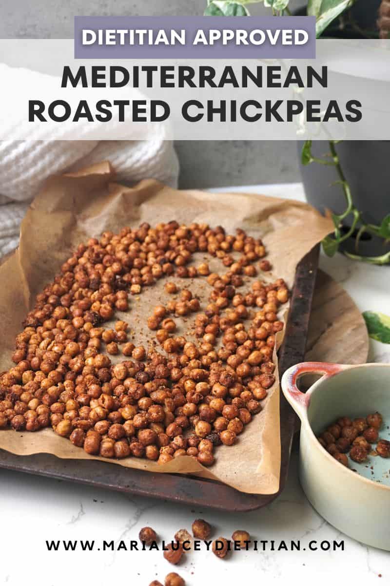 Mediterranean Roasted Chickpeas (Quick Snack or Salad Topper) — Maria ...